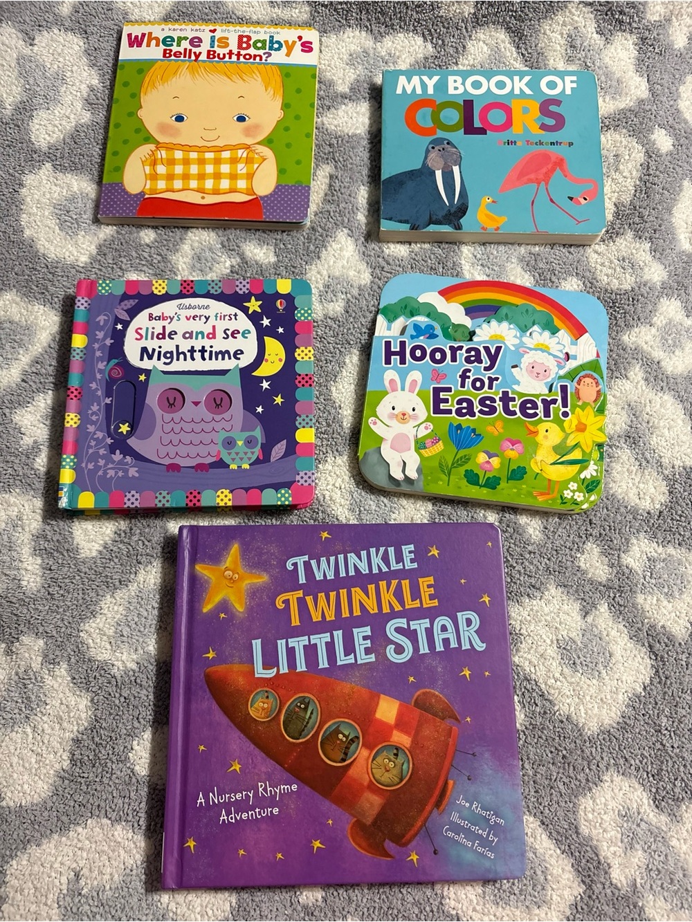 Baby Board Book Bundle of 5